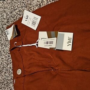YMI mid-rise skinny jeans. Brown. Forever Color New with tag. Women's size Large